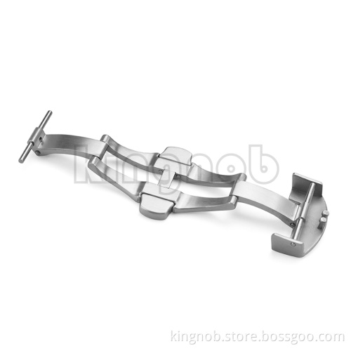 Steel Polish Brush PVD Deployment Folding Clasp For Panerai Watch Band Buckle 22mm